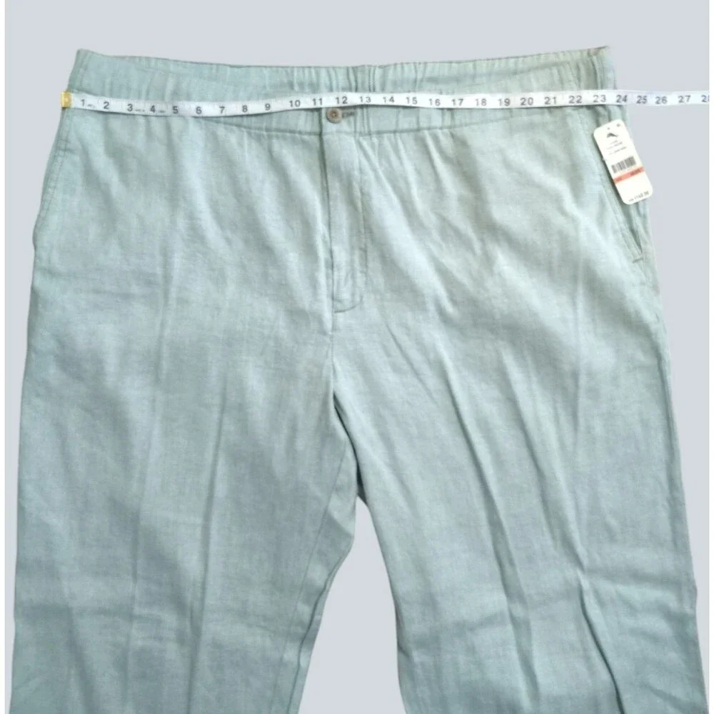 Tommy Bahama Beach Linen Pant Iceberg Green Size 3XL NWT